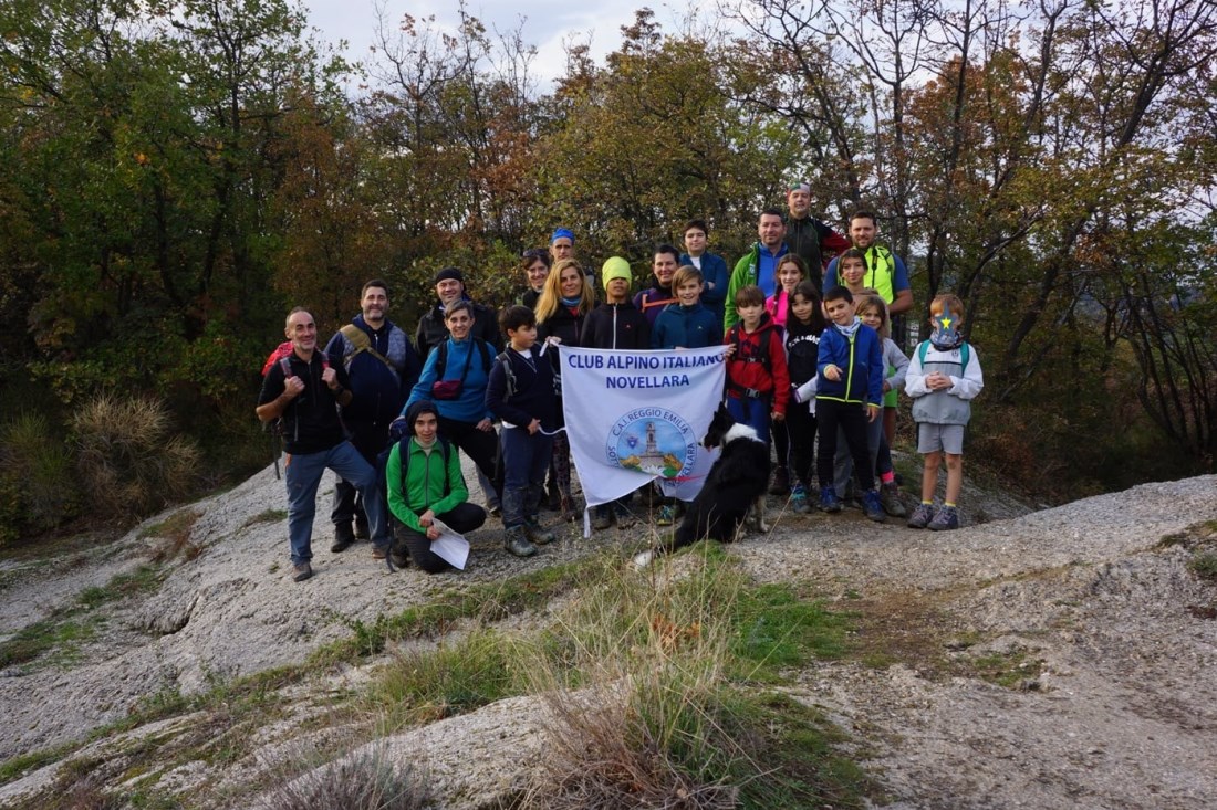 Foto gruppo novellara family grotta spipola