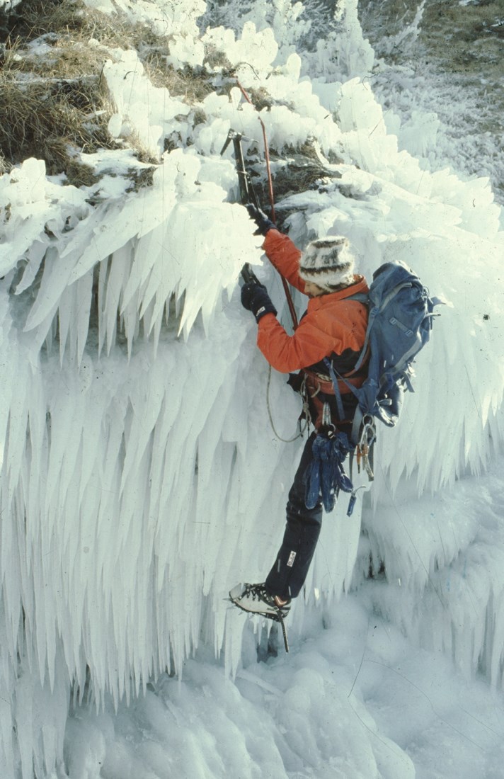 Grassi arrampicata ghiaccio