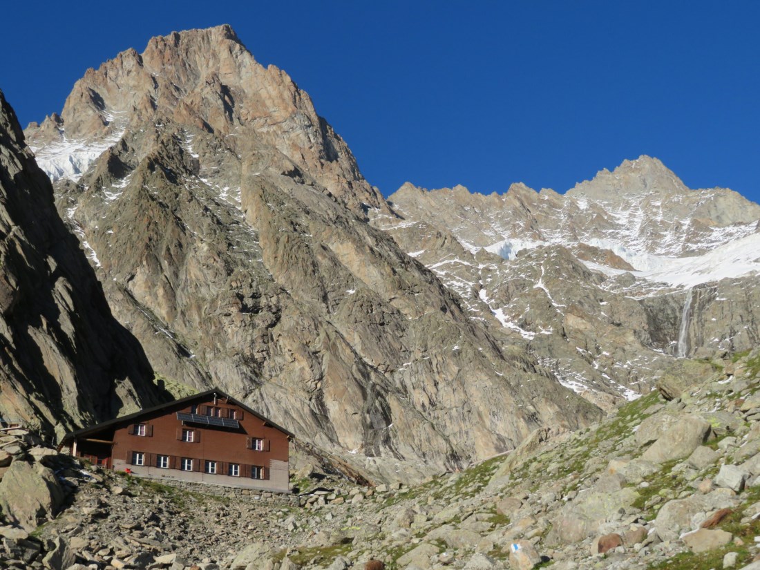 La capanna della Schreckhornhütte