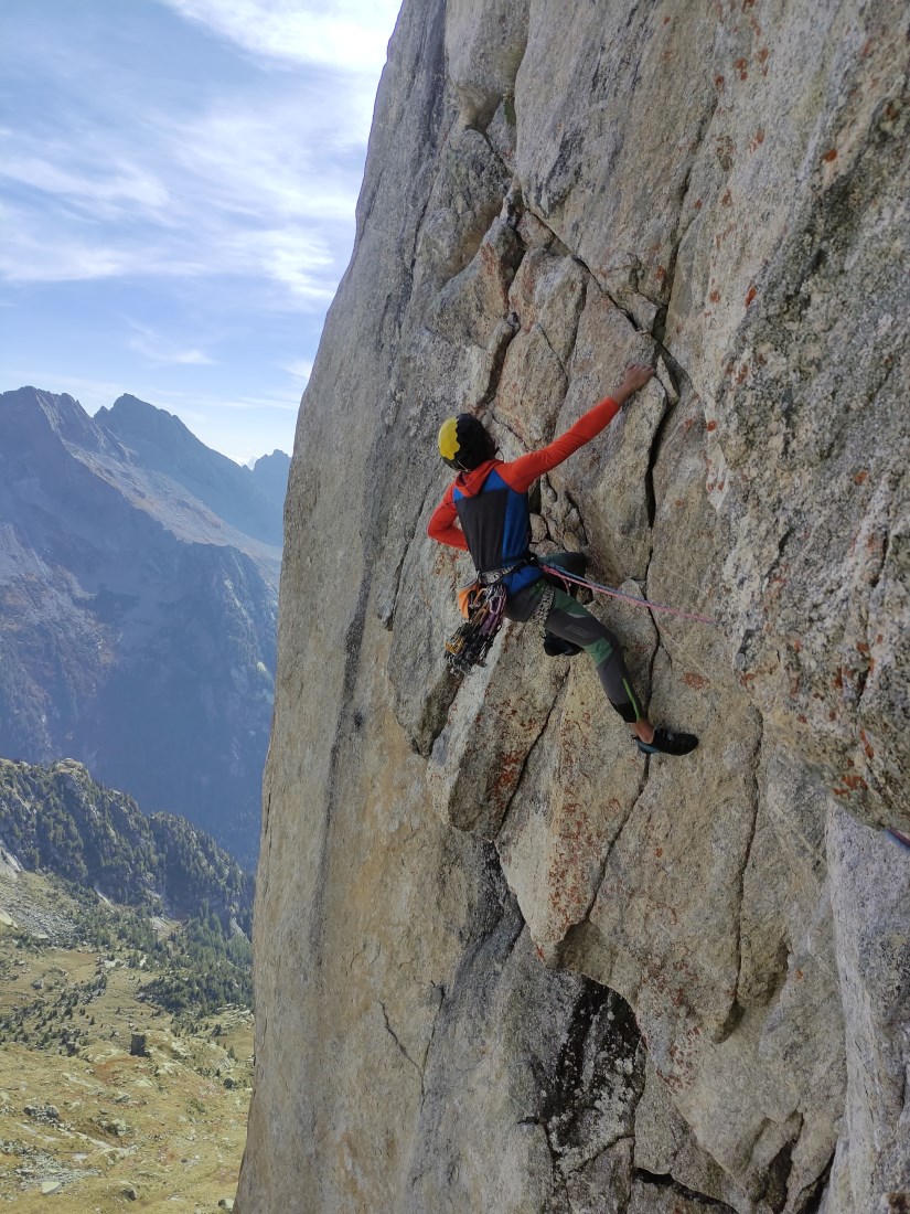 Picco Luigi Amedeo - Via Feri ultra - Dario Eynard in arrampicata