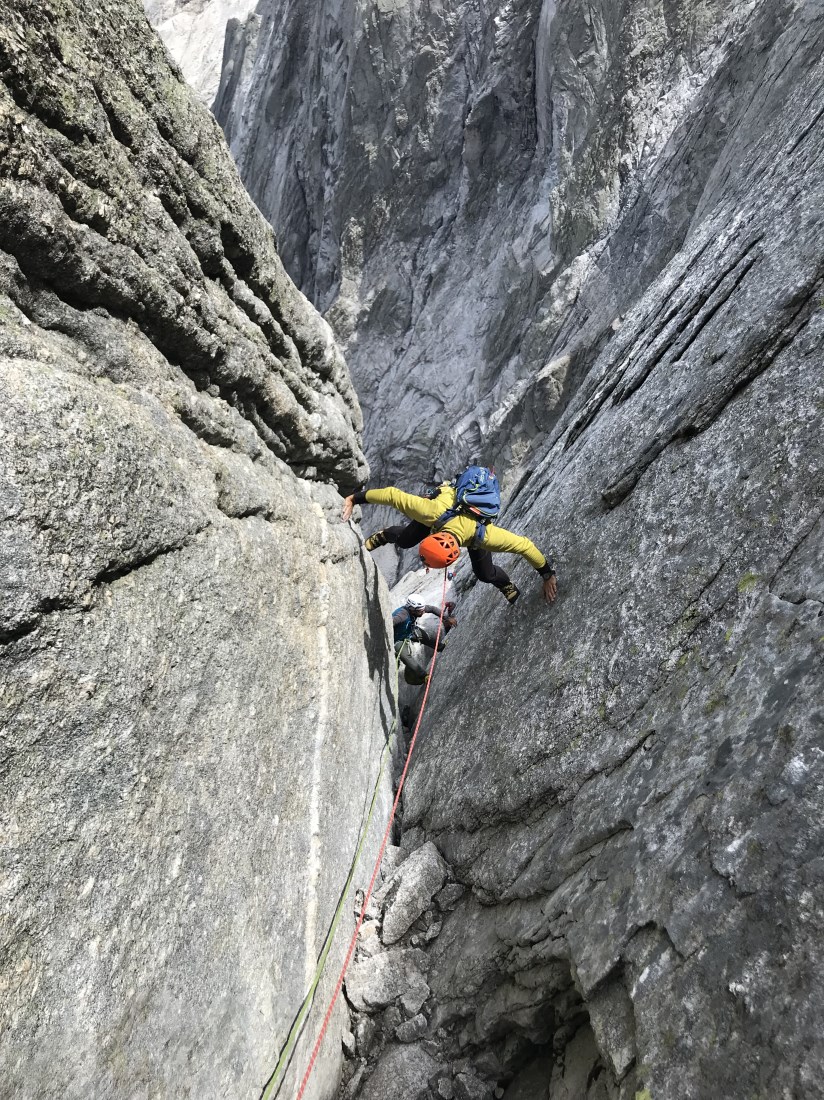 Pizzo Badile - Via Cassin - Luca Bono su L17